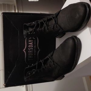 Thursday Captain Boots, Men's Size 12, Matte Black